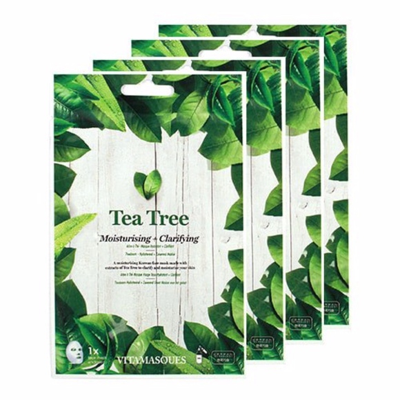VITAMASQUES | Tea Tree Sheet Mask (Pack of 10) - Picture 6 of 7